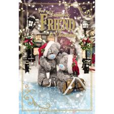 3D Holographic Fantastic Friend Me to You Bear Christmas Card Image Preview